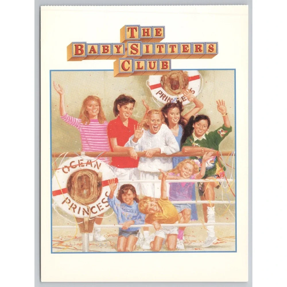 Vintage The Babysitters Club Postcard 1991 Super Special 1 Scholastic Book Cover
